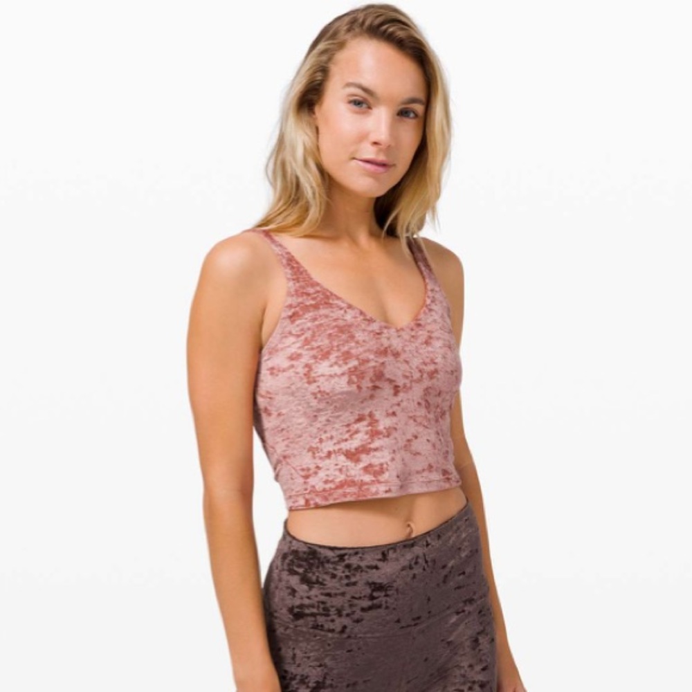 🫧 Lululemon Align Tank Crushed Velvet - Soft Cranberry